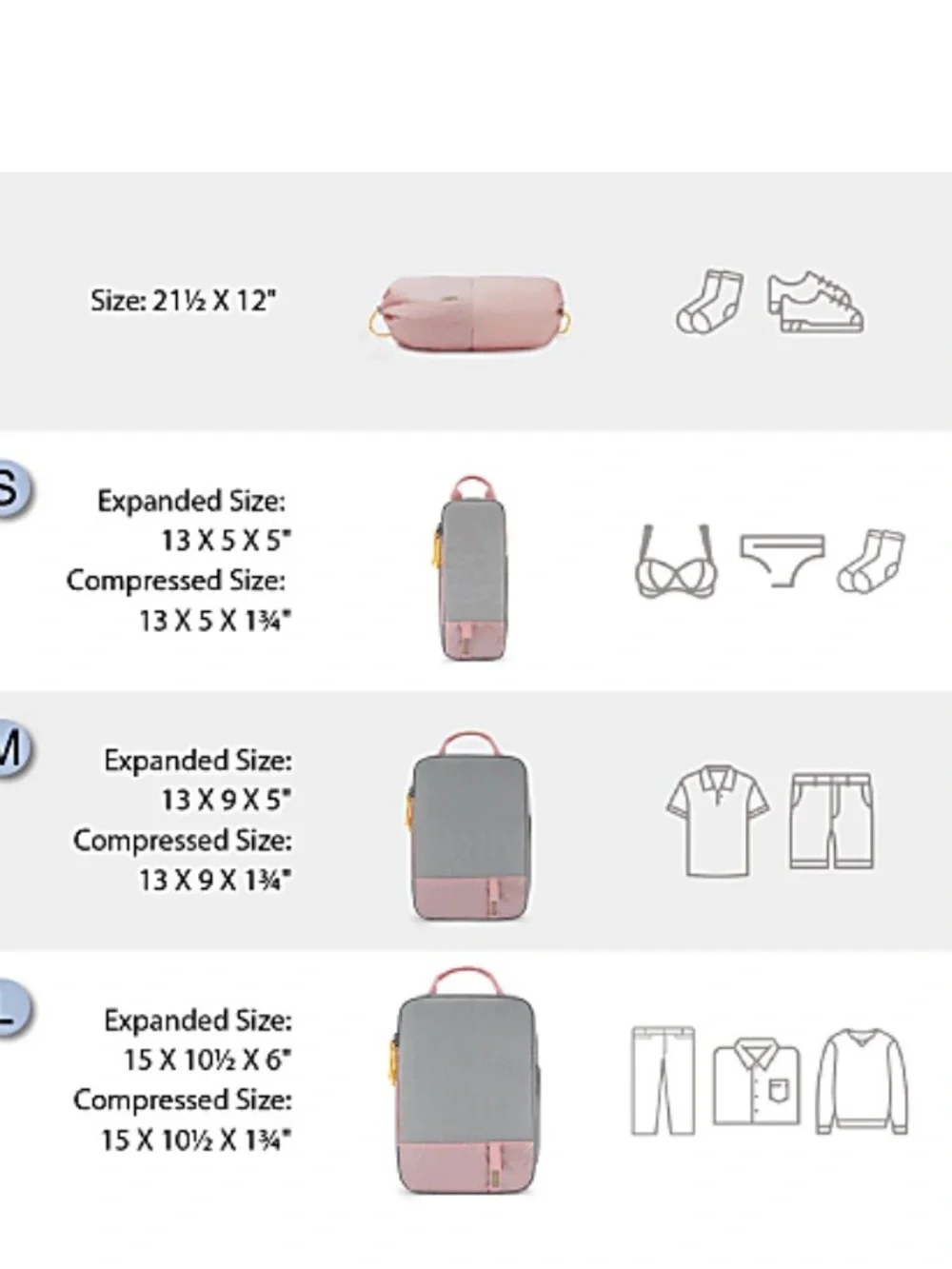 Bagsmart six space travel
